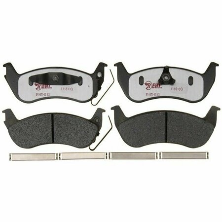 R/M BRAKES BRAKE PADS OEM OE Replacement Hybrid Technology Includes Mounting Hardware EHT932H
